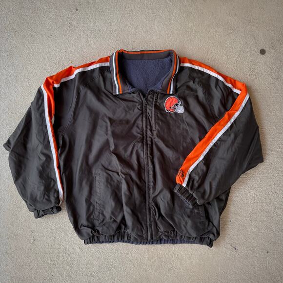 Vintage Cleveland Browns NFL Reversible Jacket - Men’s XL - Picture 1 of 7
